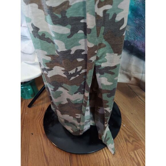 Bobbie Brook Camouflage Maxi Dress small - Picture 5 of 5